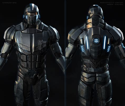 Mass Effect By Hakan Hancer Turkey Armor Concept Futuristic Armour