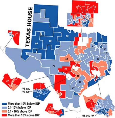 Texas State House Of Representatives District Map Printable Map