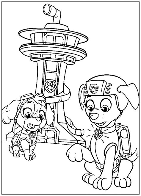 Paw Patrol Coloring Page Coloriage Pat Patrouille Porn Sex Picture