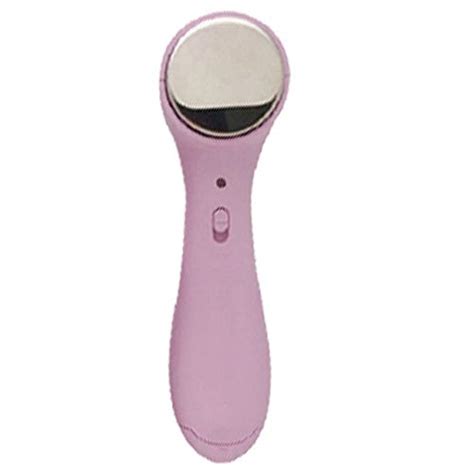 buy new ultrasonic ion face lift facial beauty device ultrasound skin care massager pink online