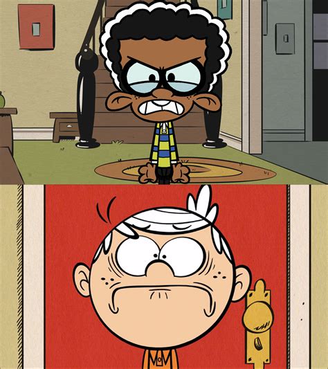 Lincoln Loud Scared Of Clyde Mcbride By Fairygodbj On Deviantart