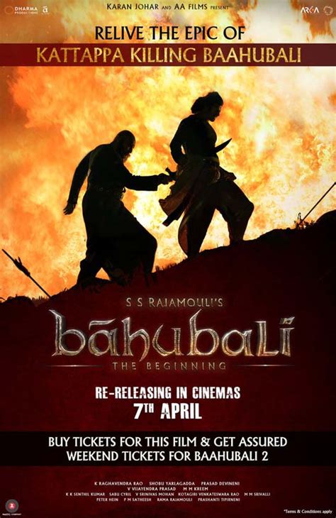 First Part Of Baahubali The Beginning To Re Release On April 7