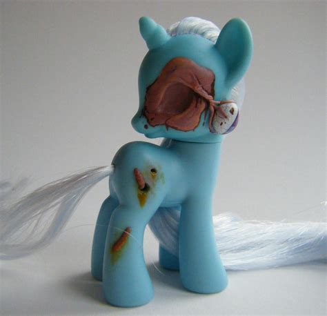 Ooak My Little Pony Fim G4 Zombie Trixie By Eponyart On Deviantart