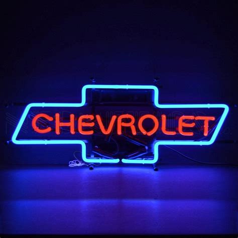 Neonetics 5chvbo The Chevrolet Bowtie Neon Sign Neon Signs Chevy