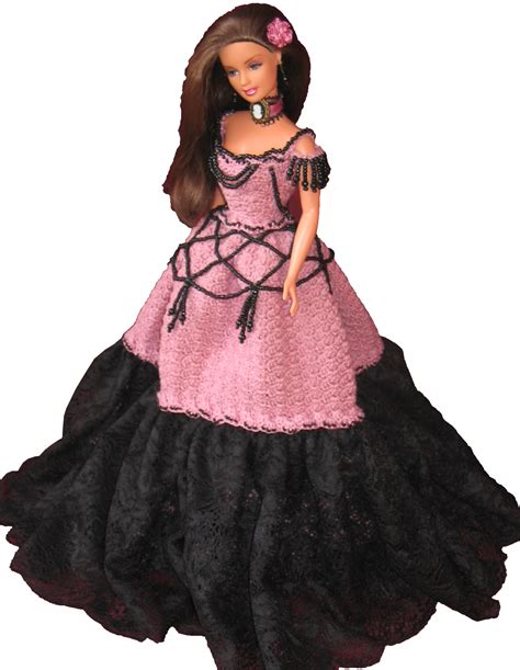 Abigail Ooak Barbie Barbie Gowns Barbie Dress Doll Dress Crochet Barbie Clothes Doll