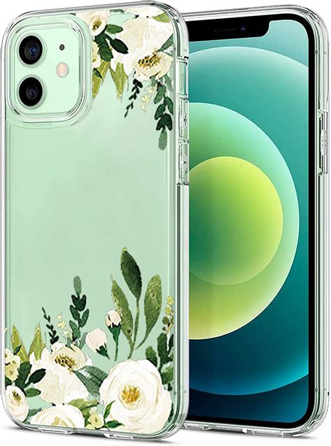Miceta Phone Case For Iphone 12，cute Flower Clear Cover