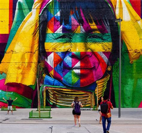 Watch A Brazilian Street Artist Created This Huge Mural Honoring