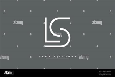 Modern Abstract Letter Ls Sl Logo Design Minimal Ls Sl Initial Based
