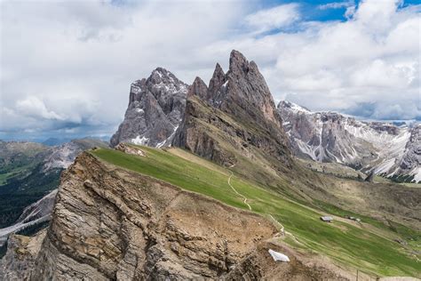 One of the oldest hiking trails in the valley is the poststeig which runs directly behind our hotel. One of the most stunning views in the Dolomites! Seceda ...