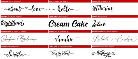The Best 20 Different Types Of Calligraphy Fonts Fromiconicbox