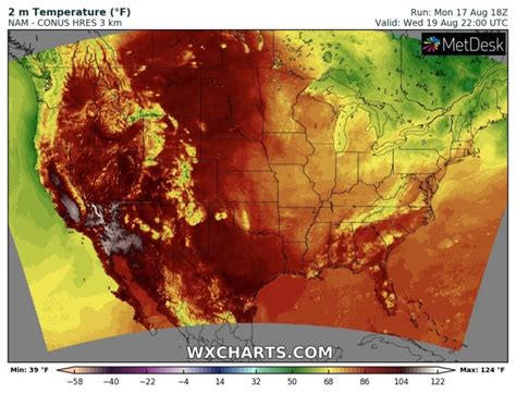 Brutal Historic Heat Record In Death Valley 130°f 544°c On Sunday