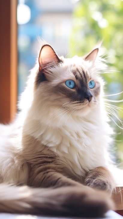 Long Hair Siamese Cat Fluffy Balinese Cat Long Haired Siamese Cat Breed