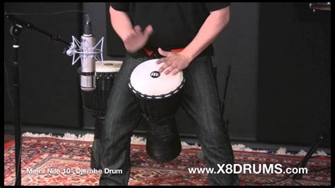 Meinl Percussion 10 Black River Djembe Drum Demonstration X8 Drums