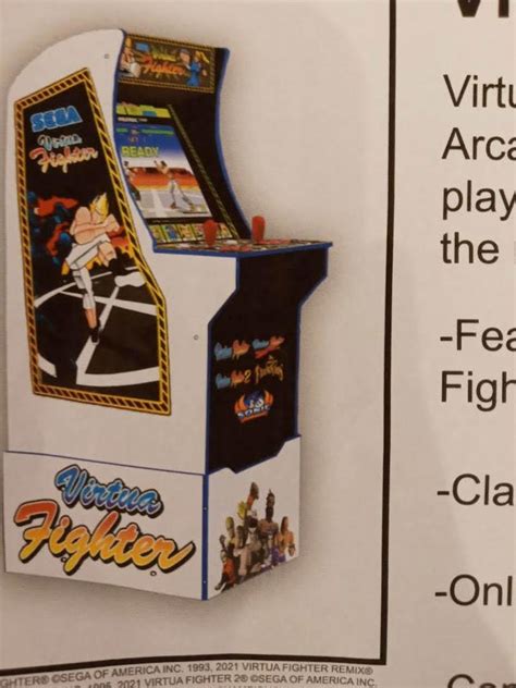 Rumor Arcade 1up Virtua Fighter Cabinet With Sonic The
