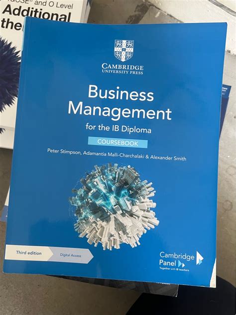 Ib Cambridge Business Management Textbook 3rd Editionlatest Hobbies