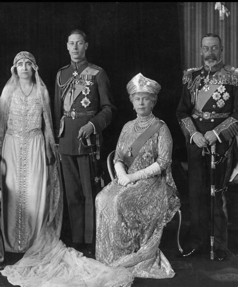 King George V And Queen Mary In The Wedding Day Of Future George VI And