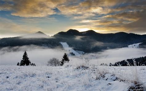 Free photo: Snowy Hills - Hills, Landscape, Mountain - Free Download - Jooinn