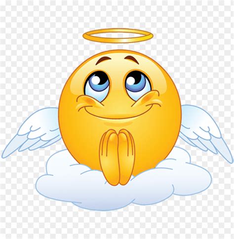 Angel Emot Angel Emoji Png Transparent With Clear Background Id