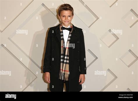 Launch Of The 2014 Burberry Festive Campaign Starring Romeo Beckham Featuring Romeo Beckham