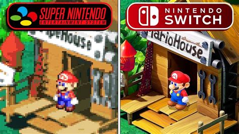 Super Mario Rpg Snes Vs Switch Full Comparison Youtube