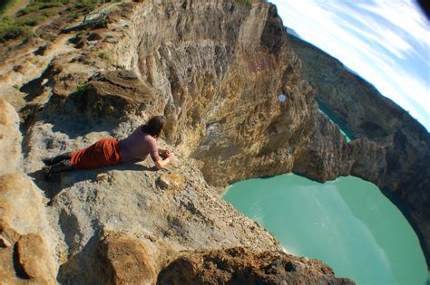 Is Most Beautiful Scenery In The World Kelimutu Mountain And Lake Flores