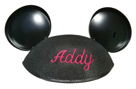Youth Disneyland Personalized Black Mickey Mouse Ear Hat