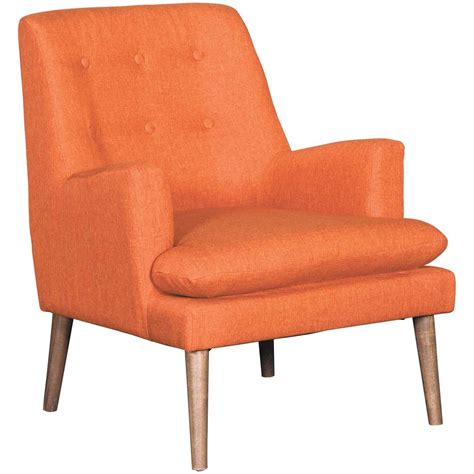 Orange Accent Chair Style Home Decor