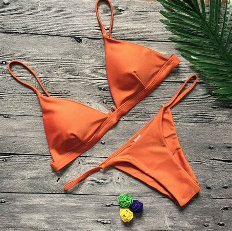 New Swimwear Women 2020 Sexy Micro Bikini Brazilian Solid Etsy