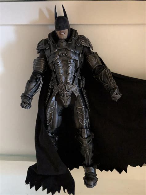 Batman In Reclaimed Kryptonian Armor Arkham Batman Head On Zod Body