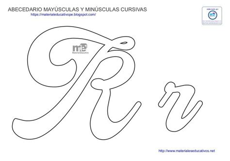 Eva, mdf, tecido, papelão, cartolina… e até flores artificiais formam opções lindas e super criativas para decorar sua casa e festas temáticas. Moldes de letras cursivas mayúsculas y minúsculas | Moldes ...
