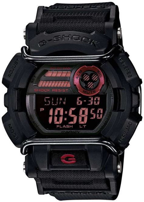 Each will sound every day at the time you set, hourly time. Casio G-Shock Flash Alert Super Illuminator 200M GD-400-1 ...
