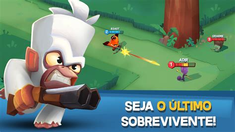 Hunt down your enemies, shoot and defeat them! Zooba para Android - APK Baixar