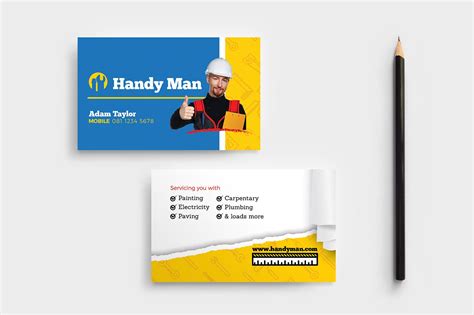 Handyman Business Cards Templates