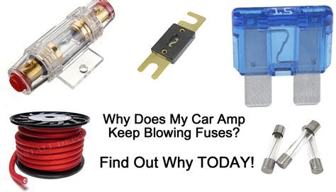 How To Fix Car Amp Power Fuse That Keeps Blowing Out How To Fix
