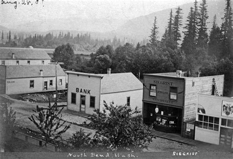 3 North Bend 1907 Scene By Seigrist Web Seattle Now And Then