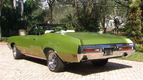 Buick Skylark Convertible 1971 Green For Sale 1971 Buick Gs Stage 1