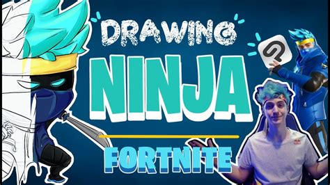 How I Draw Fornites Ninja Using Clip Studio Paint Youtube