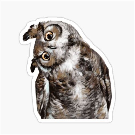 Owl Stickers Redbubble