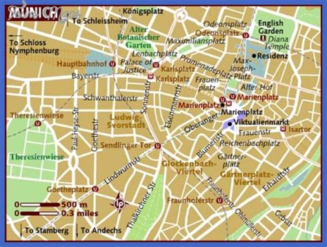 Map Of Munich Germany A City Map Of Munich