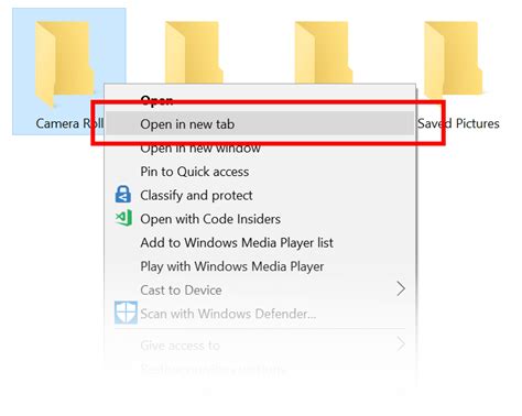 How To Open A Folder In A New Tab In Windows 10 File Explorer