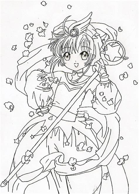 Cardcaptor Sakura Coloring Pages