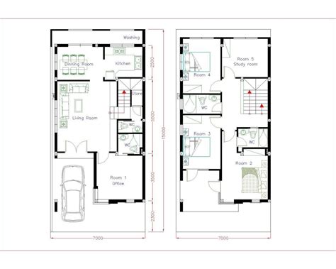 4 Bedroom Duplex House Plans Elegant Home Design Plan 8x15m With 4 657