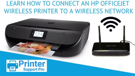 Hp Officejet Wireless Printer To A Wireless Network Hp Printer Setup
