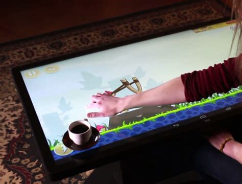 Android Powered Multitouch Coffee Table Is One Giant Tablet For Your