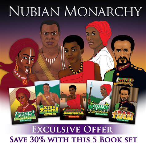 Nubian Monarchy Black History Activity Books