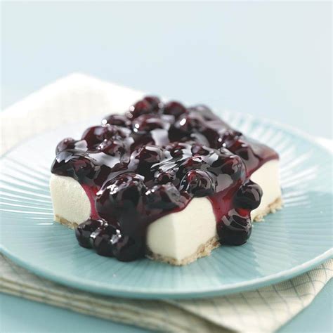 Makeover Blueberry Whipped Topping Dessert Recipe | Taste of Home
