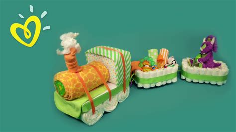 Pampers Baby Shower Diy Ideas Choo Choo Train Diaper Cake With Pampers