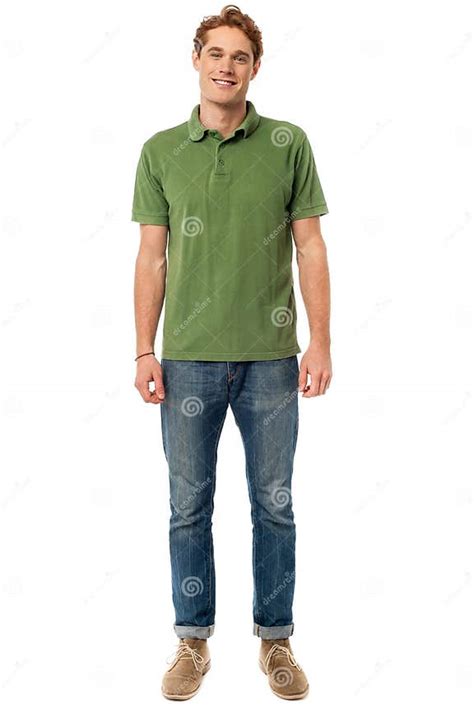 Cool Young Smiling Guy In Casual Attire Stock Photo Image Of Smiling