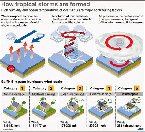 Stages of a tropical cyclone. Image result for formation of cyclone worksheet | Tropical storm, How hurricanes form, Infographic