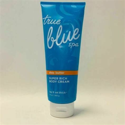 Bath Body Works True Blue Spa Shea Butter Pomegranate Super Rich Cream Oz For Sale Online